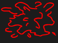 Blood splatter prop