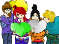 Fun with friends! (and heart pillows)